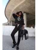 Women\'s black tracksuit set FI674 - Online store - Boutique